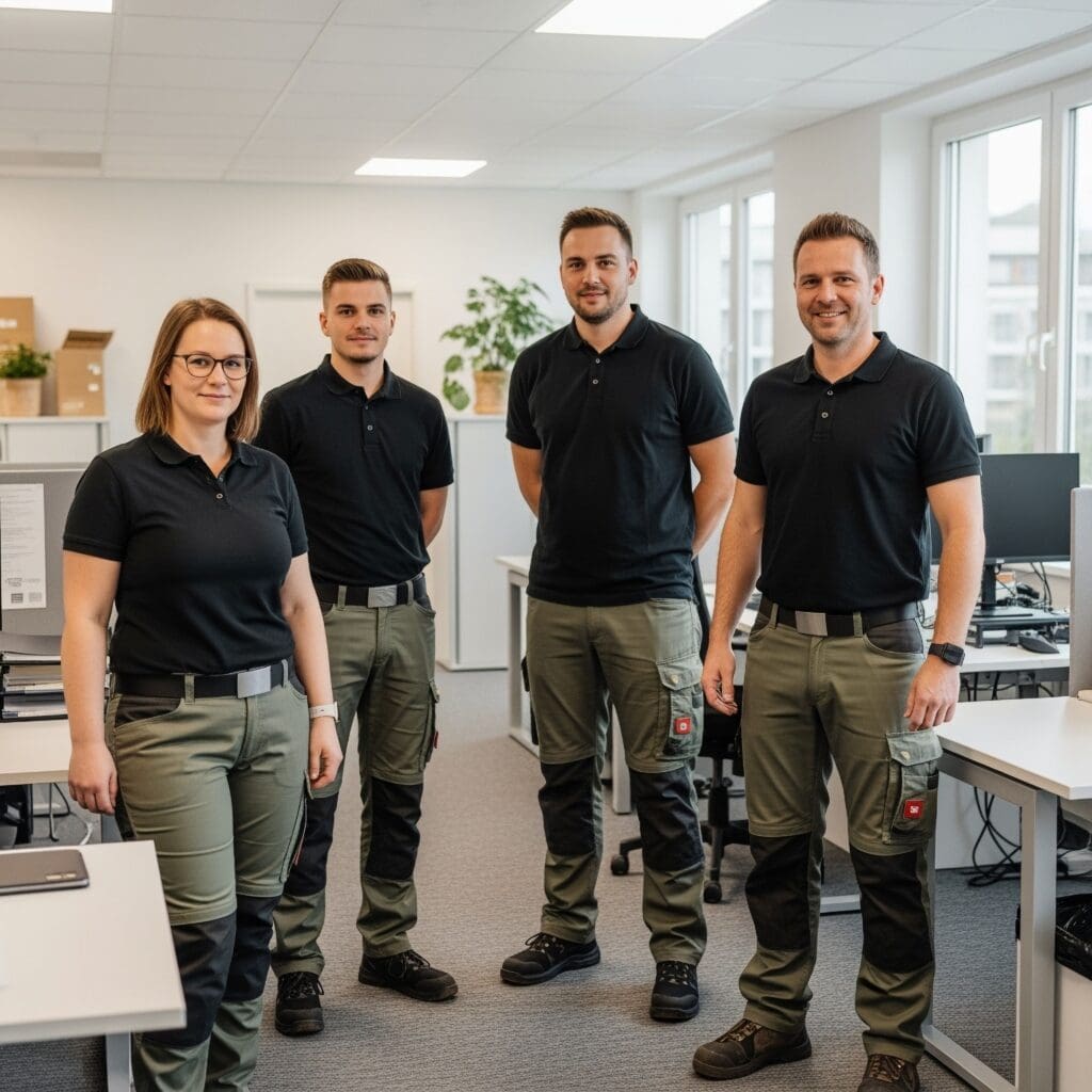 Team für Entkabelung und Beräumung von Büro-Inventar